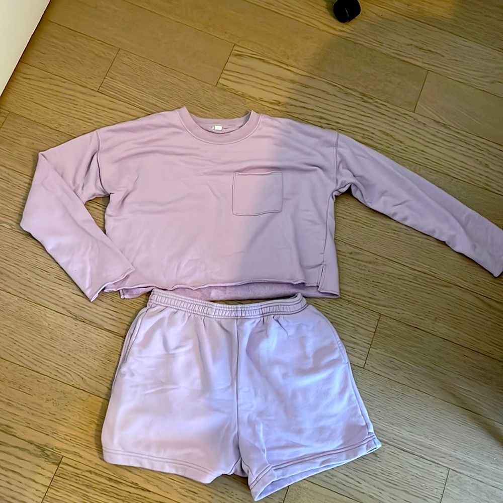 Aerie Two Piece Sweat Set